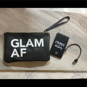 Crimes of Beauty Wristlet with portable charger